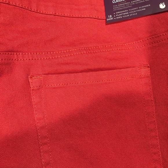 Gloria Vanderbilt 18 Short Womens Amanda Classic High Rise Tapered Jean - Picture 8 of 8